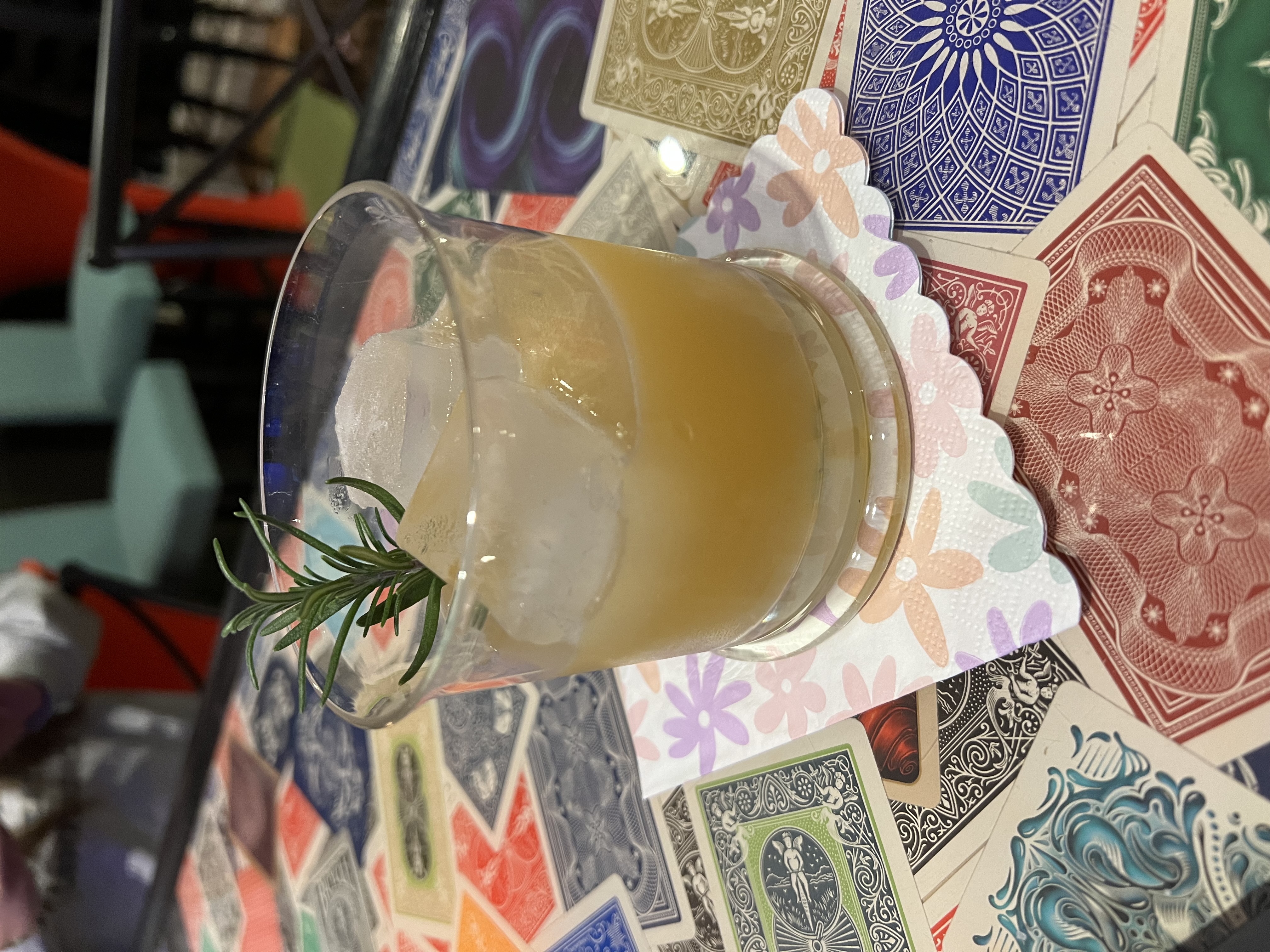 Rosemary Maple Bourbon Sour